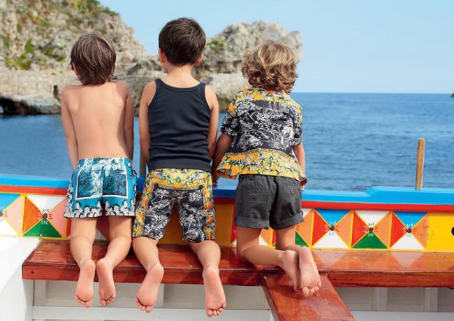 The solar childhood from Dolce & Gabbana