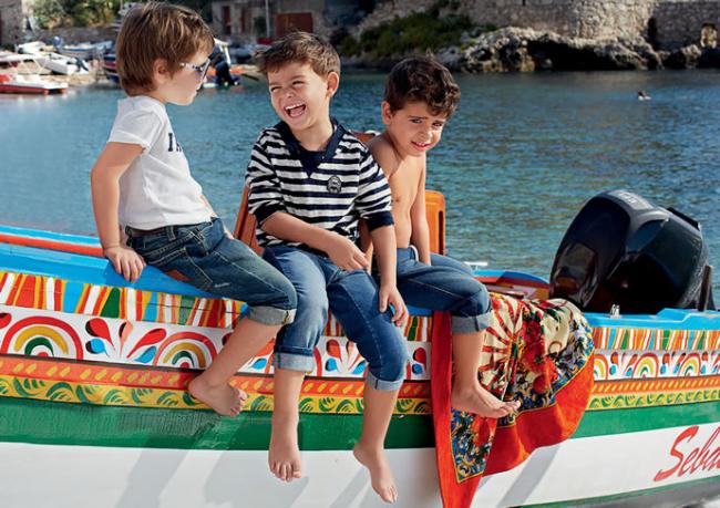 The solar childhood from Dolce & Gabbana