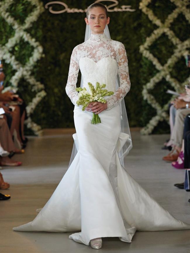 Wedding tenderness from Oscar de la Renta