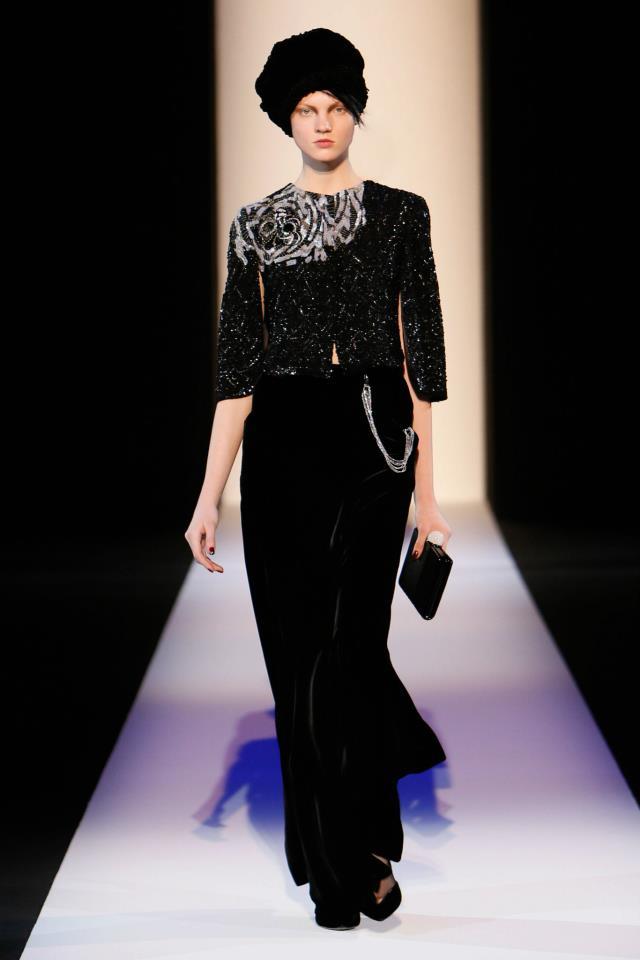 Giorgio Armani collection autumn-winter 2013-2014