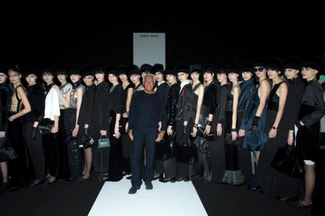 Giorgio Armani collection autumn-winter 2013-2014