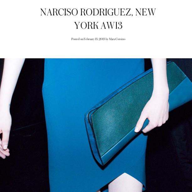 Clothes Narciso Rodriguez Fall/Winter 2013/14