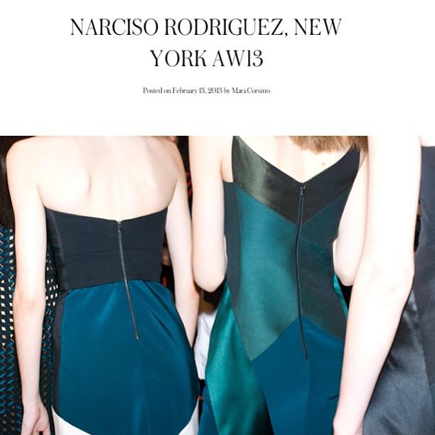 Clothes Narciso Rodriguez Fall/Winter 2013/14