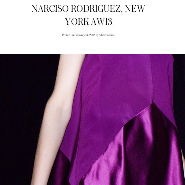 Clothes Narciso Rodriguez Fall/Winter 2013/14